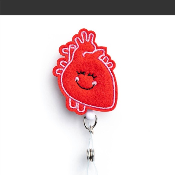 Nurseology Accessories - Healthcare Workers Have a Heart! Badge Reel Holder Nurseology Accessories - Healthcare Workers Have a Heart! Badge Reel Holder